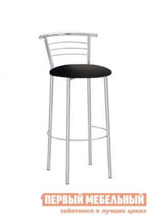 Барный стул  MARCO HOKER CHROME RU (BOX-2) Черная V-4 иск.кожа (с фактурой кожи) NOWYSTYL. Цвет: черный