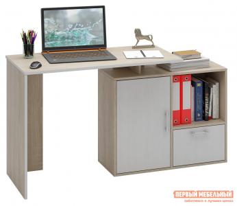 Письменный стол  Слим Дуб Сонома / Белый, 1030 мм МФ Мастер. Цвет: белый