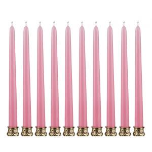 Набор из 10 свечей декоративных 348-375 АРТИ-М. Цвет: розовый