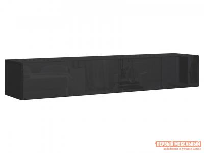 ТВ-тумба  Сомеро Черный, 1800 мм, Черный глянец НК-Мебель. Цвет: черный