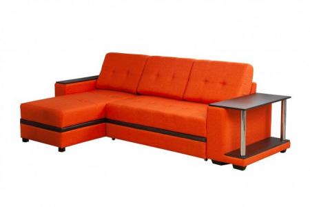 Угловой диван-кровать Вольберг Hoff. Цвет: оранжевый